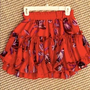 NWOT MISA ruffle skirt